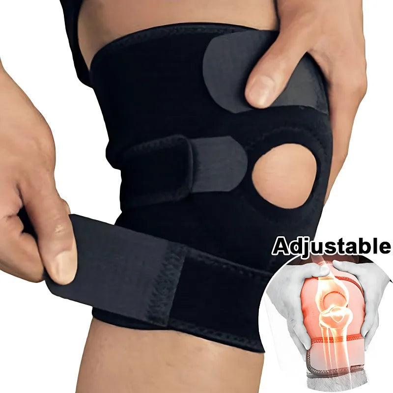 Genouillère orthopédique ajustable – Soutien & soulagement articulaire