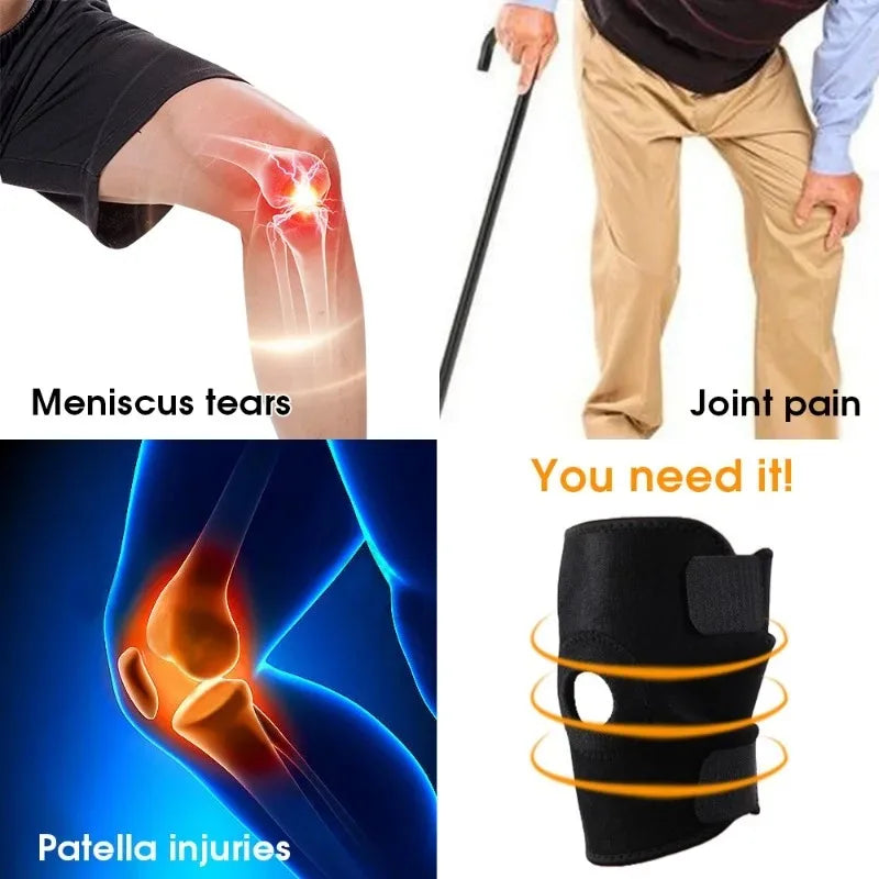 Genouillère orthopédique ajustable – Soutien & soulagement articulaire