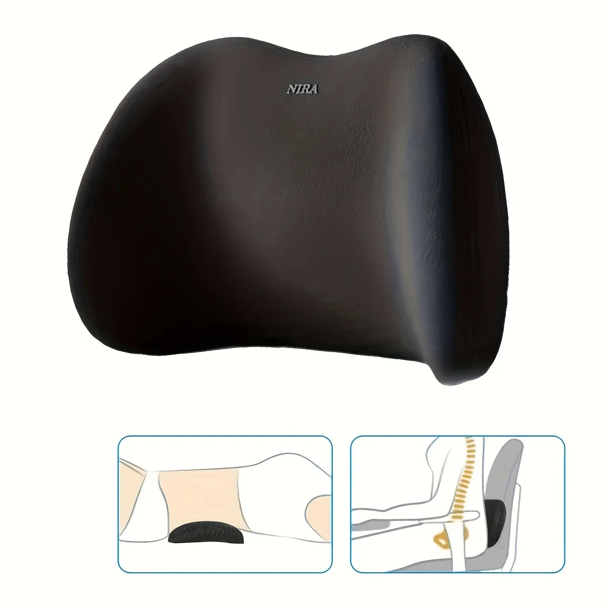 Coussin lombaire ergonomique – Soutien optimal pour le dos