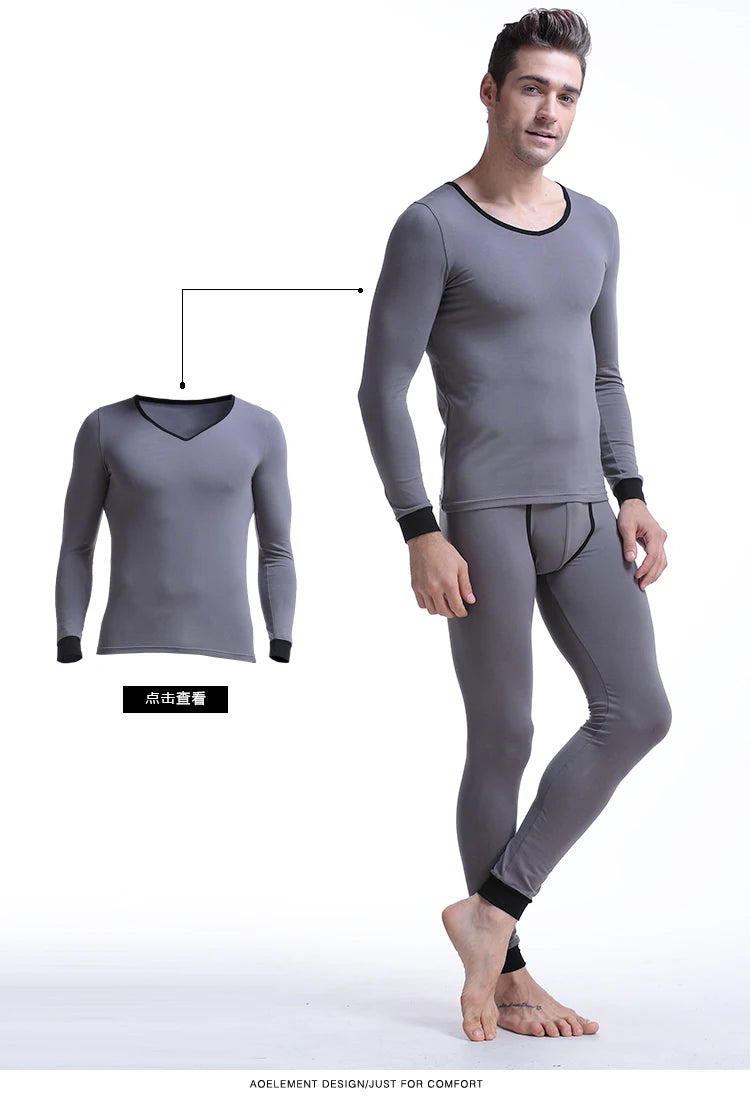 Men's long Johns one-piece thin underpants Tight thermal pants Modal slim cotton pants leggings