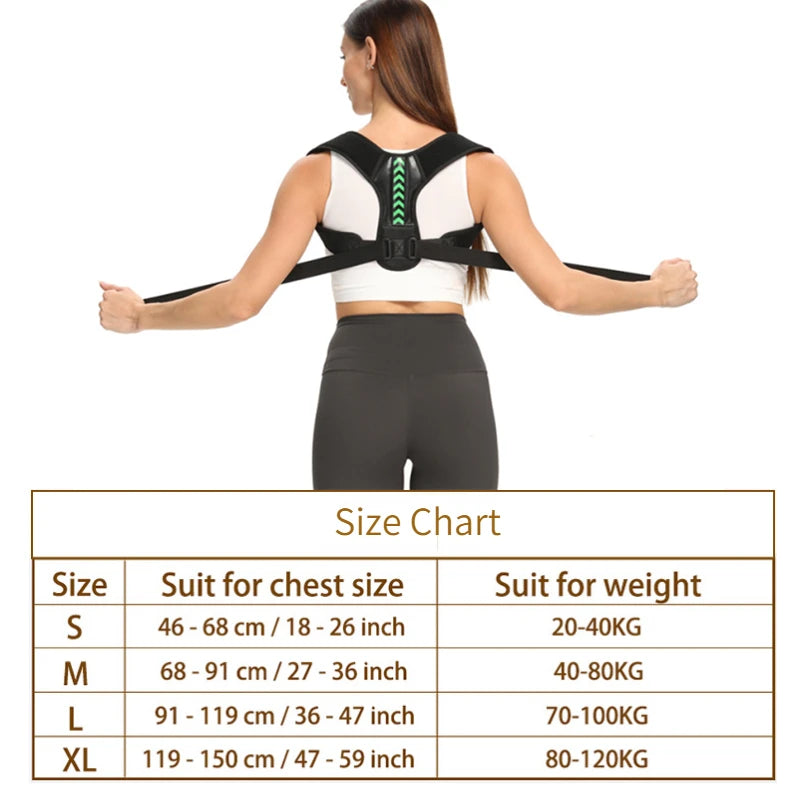 Correcteur de posture dos & épaules – Réduit les douleurs et redresse la colonne